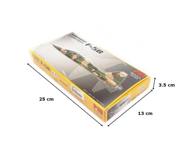 PM Model 204 1/72 Ölçek, F-5B Eğitim Uçağı, Plastik Model kiti