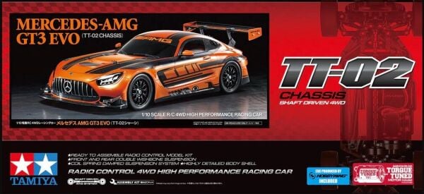 1/10 Mercedes AMG GT3 EVO (TT-02)