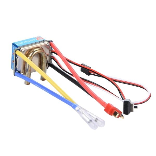Fırçalı 80A/480A Tekne ESC 7.2V-12.8V 2-3S Su Soğutmalı Çift Yönlü Motor Sürücü