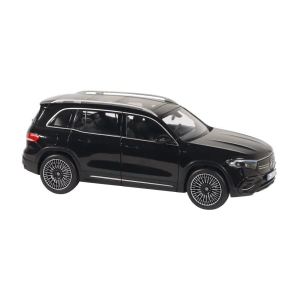 NZG PM10160051 1/18 Ölçek, Mercedes-Benz EQB, X243 , Metalik Siyah, Sergilemeye Hazır Metal Araba Modeli