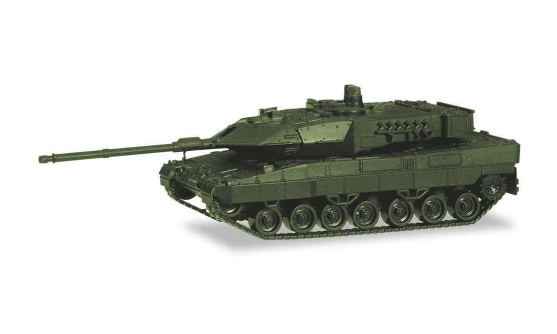 Herpa 746182 1/87 Ölçek, Leopard 2A7 Tank, Sergilemeye Hazır Model Araç