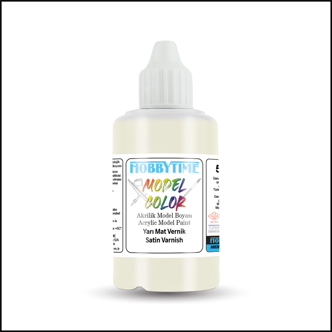 Hobbytime 507 50 ml. Yarı Mat Vernik (Satin Varnish)