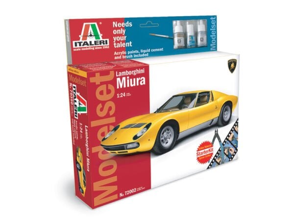 LAMBORGHINI MIURA - MODEL SET - STARTER KIT