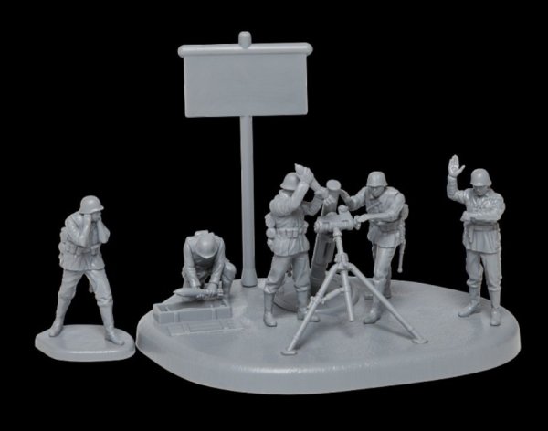 1/72 Ger.120mm mortar w/crew