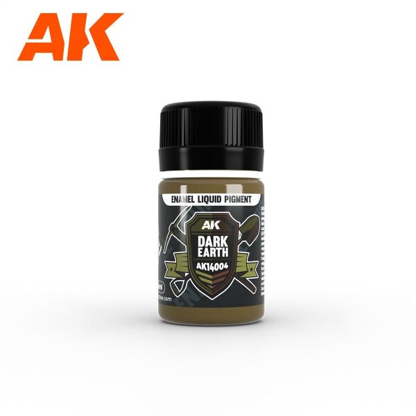 AK 14035 3x35 ml. Toprak, Enamel Sıvı Pigment Seti