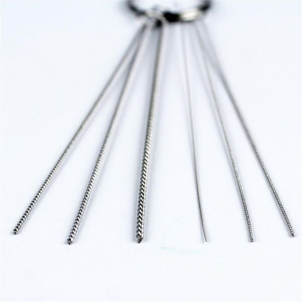 Haosheng C6 Airbrush MemeTemizleme İğne Seti, 6 Adet