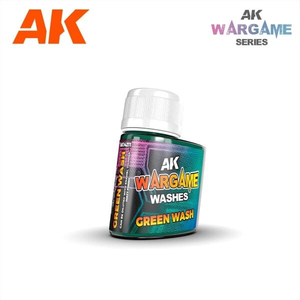 AK 14211 35 ml. Green Wash, Wargame Serisi Eskitme Efekti