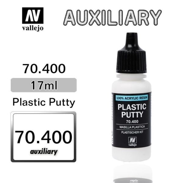 Vallejo 70400 17 ml. Putty, Dolgu Macunu