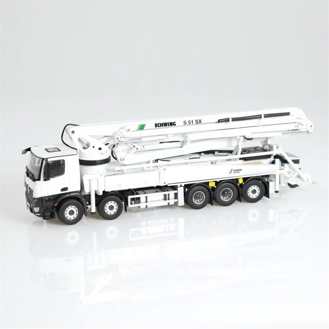 NZG LX106200 1/50 Ölçek, SCHWING S51 SX Beton Pompası, Sergilemeye Hazır Metal Model