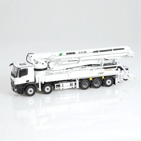 NZG LX106200 1/50 Ölçek, SCHWING S51 SX Beton Pompası, Sergilemeye Hazır Metal Model