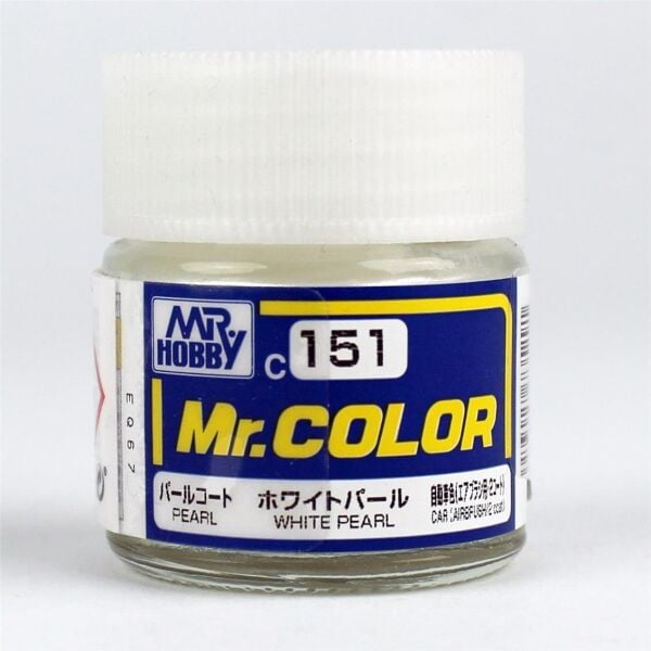 Mr.Hobby C-151 10 ml. White Pearl, Mr.Color Serisi Model Boyası
