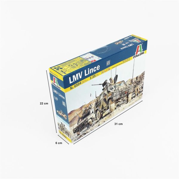 Italeri 6504S 1/35 Ölçek, LMV Lince Zırhlı Aracı, Plastik Model kiti