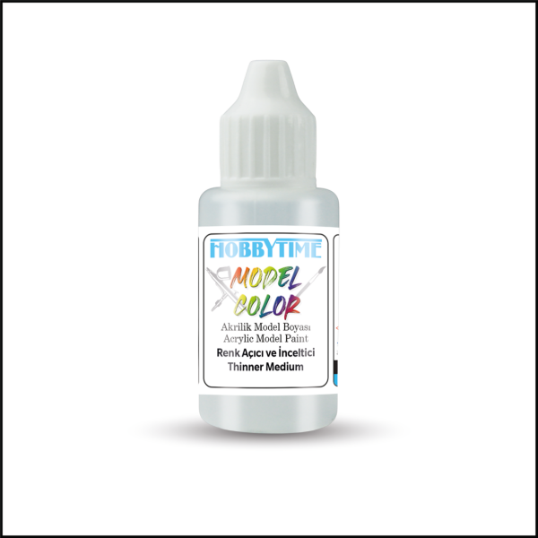 Hobbytime 530 18 ml. Renk Açıcı ve İnceltici (Thinner Medium), Akrilik Model Boyası
