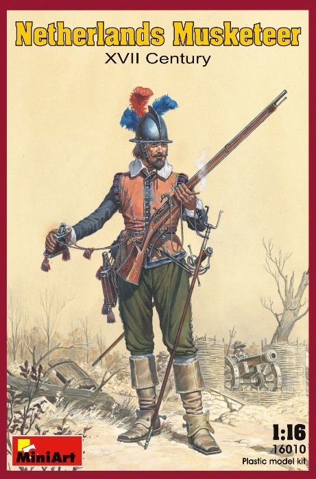 1/16 Netherlands Musketeer XVII c.