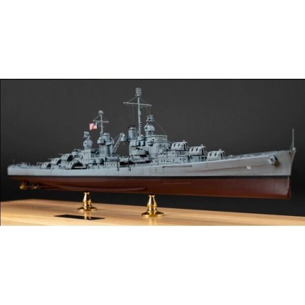 Aotori Bunka 35013 1/350 Ölçek, US Light Cruiser USS San Diego CL-53, Savaş Gemisi Plastik Model Kiti