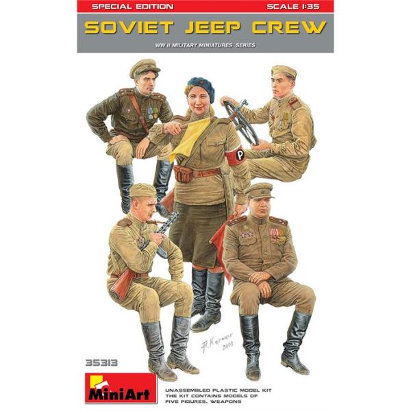 MiniArt Sovyet Jeep Mürettebatı. Özel Üretim