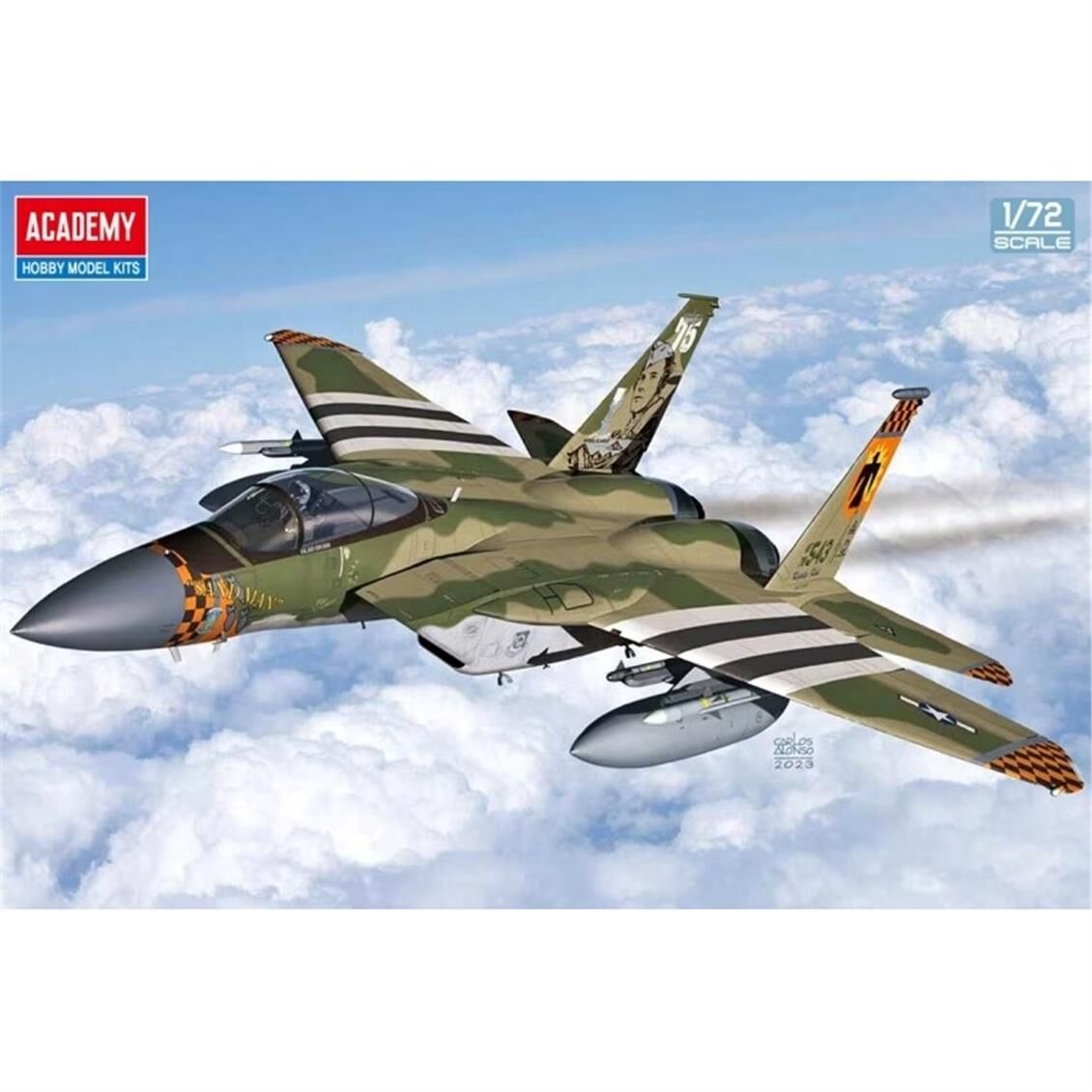 Academy 12582 1/72 F-15C (75th Anniversary Medal of Honor) Savaş Uçağı, Plastik Model Kiti