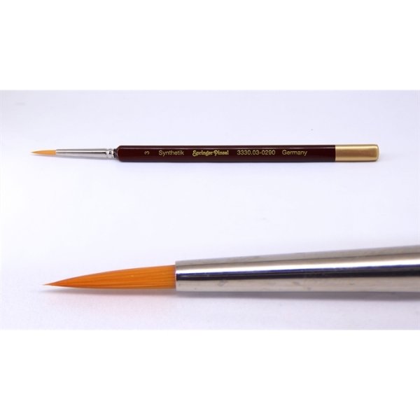 Springer Pinsel Üçgensi Künstler-Aquarellpinsel Sentetik Fırça 03