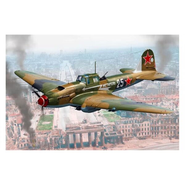 Academy 12357 1/48 IL-2m3 (Berlin 1945) Savaş Uçağı, Plastik Model Kiti