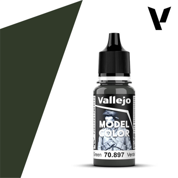 Vallejo 70897 18 ml. (98) Bronze Green-Matt, Model Color Serisi Model Boyası