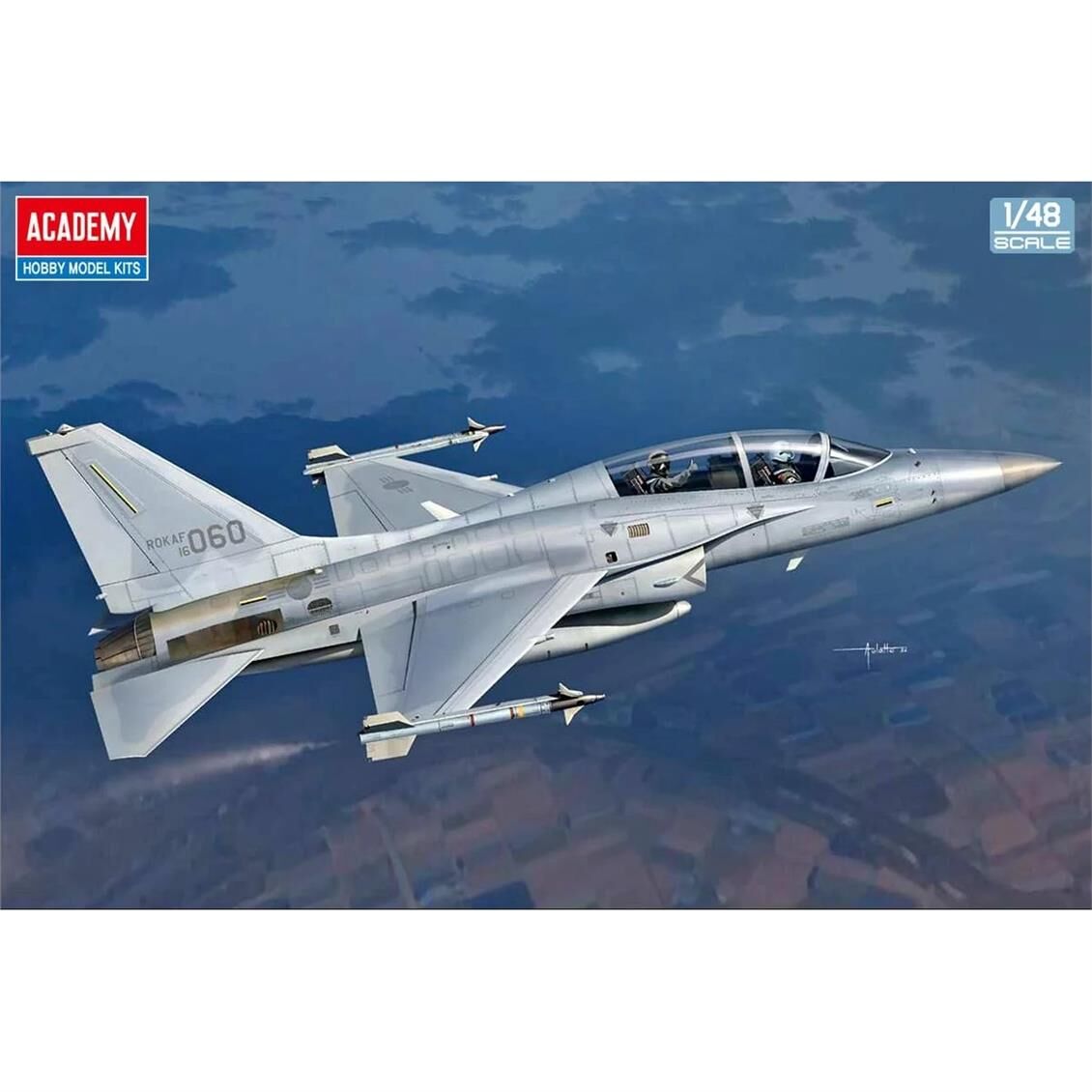 Academy 12366 1/48 ROKAF FA-50 Fighting Eagle Savaş Uçağı, Plastik Model Kiti