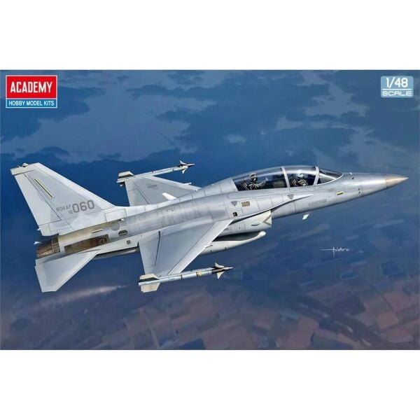 Academy 12366 1/48 ROKAF FA-50 Fighting Eagle Savaş Uçağı, Plastik Model Kiti