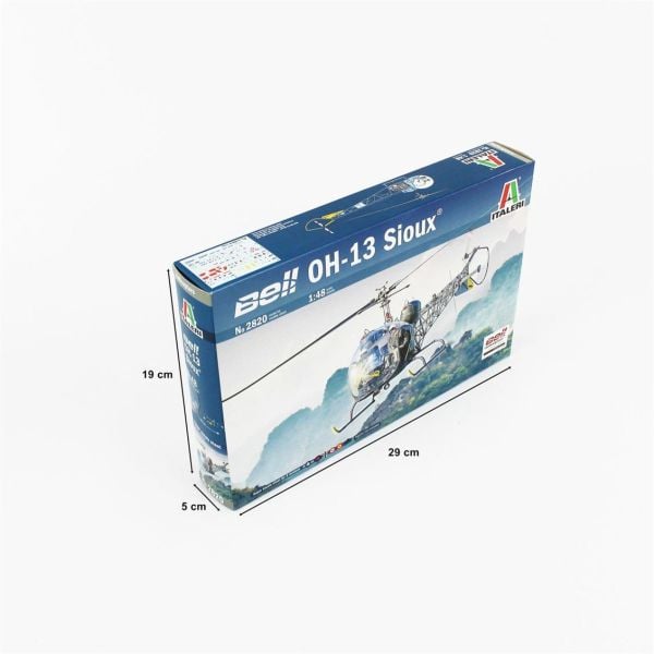 Italeri 2820S 1/48 Ölçek, OH-13 Sioux ( Kore Savaşı ) Helikopter, Plastik Model kiti