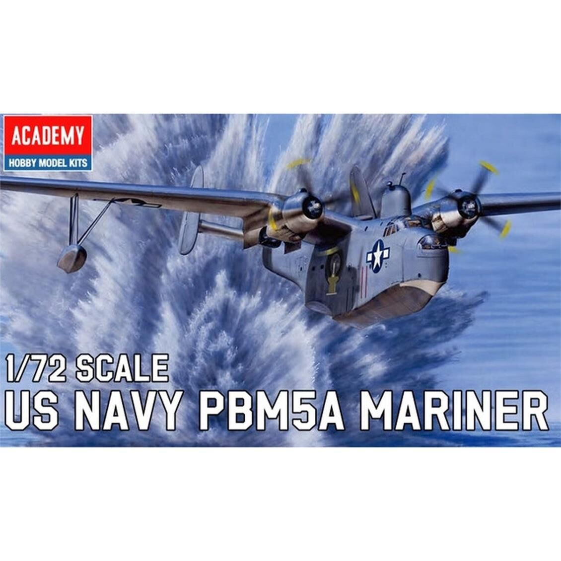 Academy 12586 1/72 USN PBM-5A Mariner, Deniz Bombardıman Uçağı, Plastik Model Kiti