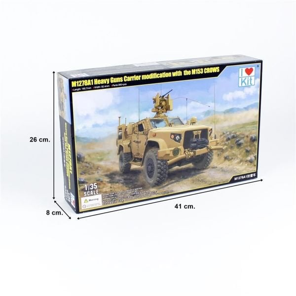 I Love Kit 63537 1/35 Ölçek, M1278A1, (M153 CROWS) Ağır Silahlı Zırhlı Araç, Plastik Model kiti