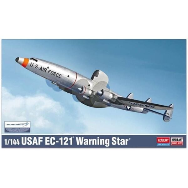 Academy 12637 1/144 USAF EC-121 Warning Star, Erken Uyarı ve Kontrol Uçağı, Plastik Model Kiti