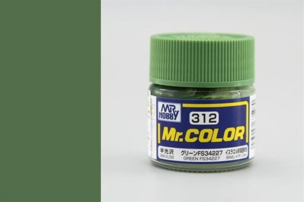 Mr.Hobby C-312 10 ml. Green FS34227, Mr.Color Serisi Model Boyası