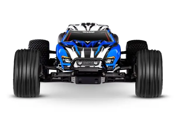 Traxxas Rustler HD 1/10 2WD + USB Şarj Aleti Mavi