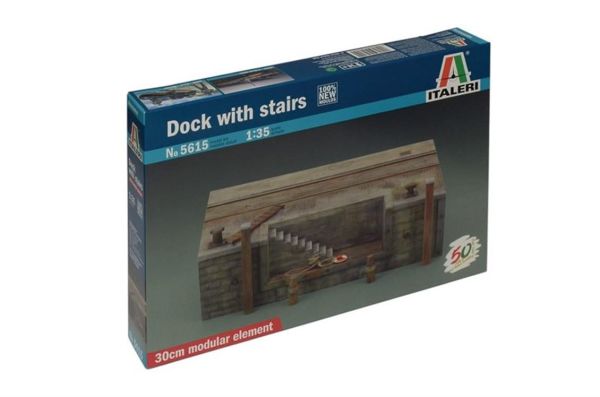 Italeri 5615S 1/35 Ölçek, Merdivenli Rıhtım Kesiti, Plastik Model kiti