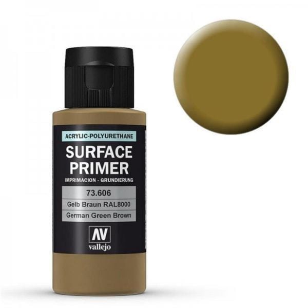 Vallejo 73606 60 ml. Ger. Green Brown, Astar Model Boyası