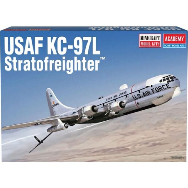 Academy 12640 1/144 USAF KC-97L Stratofreighter, Yakıt İkmal Uçağı, Plastik Model Kiti