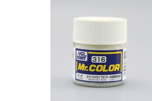 Mr.Hobby C-316 10 ml. White FS17875, Mr.Color Serisi Model Boyası