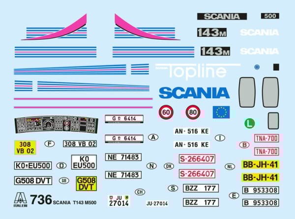 SCANIA T 143M 500 TOPLINE