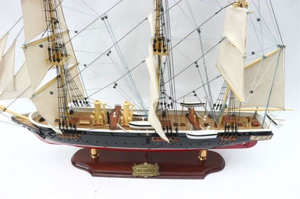 Gianhien Ts0044P Hms Warrıor Ahşap Hazır Yelkenli Savaş Gemisi Maketi