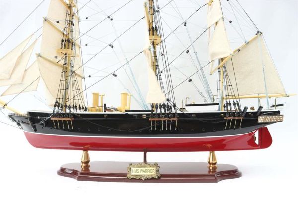 Gianhien Ts0044P Hms Warrıor Ahşap Hazır Yelkenli Savaş Gemisi Maketi