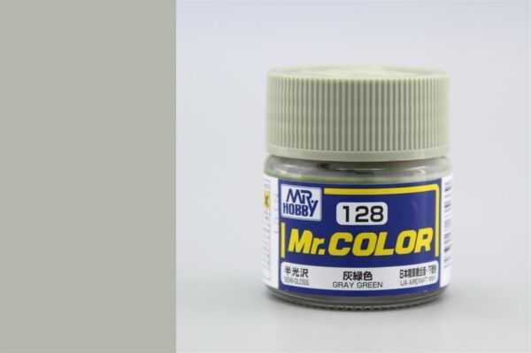 Mr.Hobby C-128 10 ml. Gray Green, Mr.Color Serisi Model Boyası