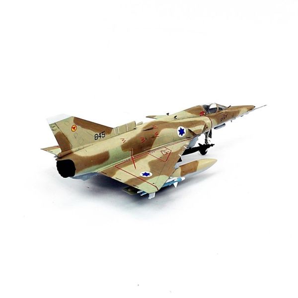 QD160 1/72 Ölçek, Kfir C2/C7 Sergilemeye Hazır Plastik Uçak Maketi