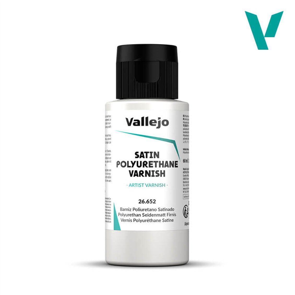 Vallejo 26652 60 ml. Poliüretan Yarı Mat Vernik