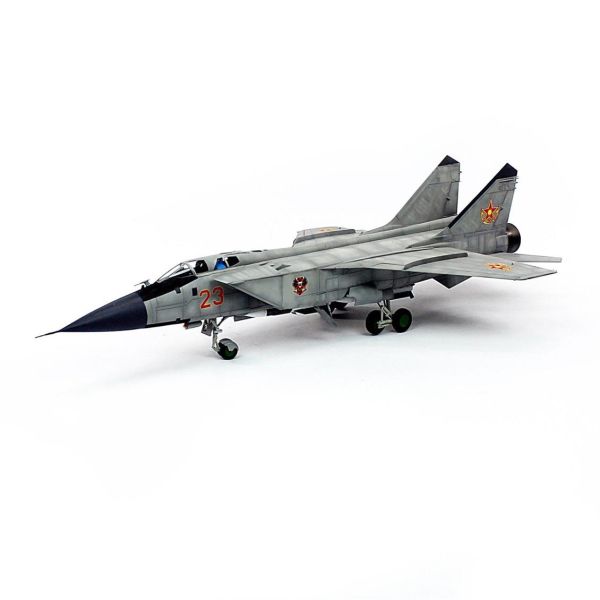 QD161 1/48 Ölçek, Mig-31 Sergilemeye Hazır Plastik Uçak Maketi