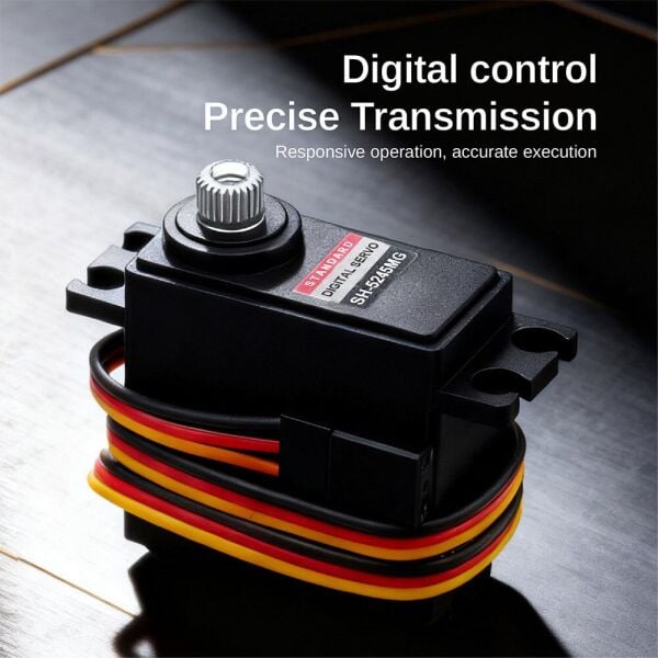 Feetech 5245MG HV 10.5 Kg Metal Dişli Dijital Mini Servo Motor (HS-5245 Match)