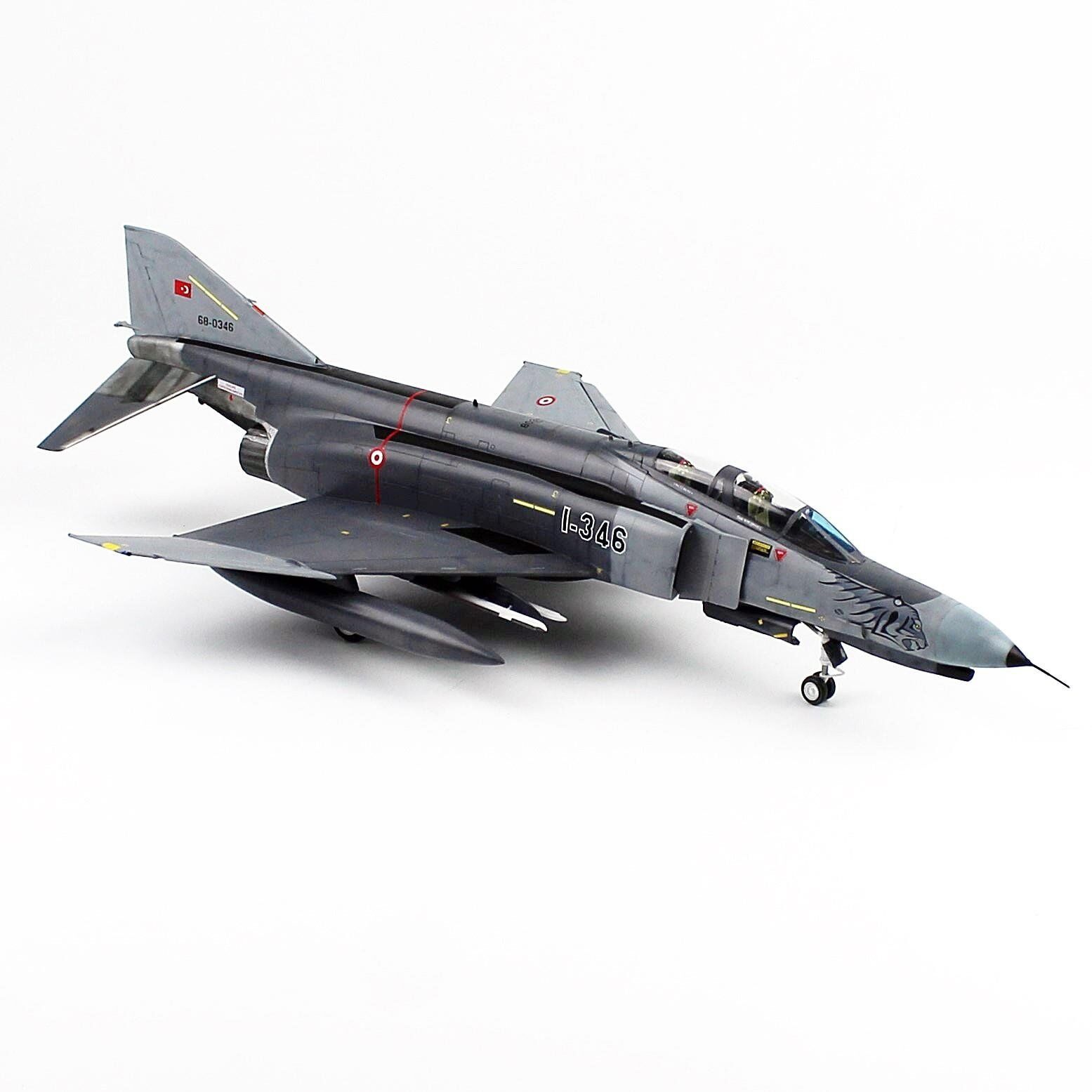 1/48 Ölçek, F-4E 111. FİLO (Kaplanlar), Sergilemeye Hazır Model Uçak