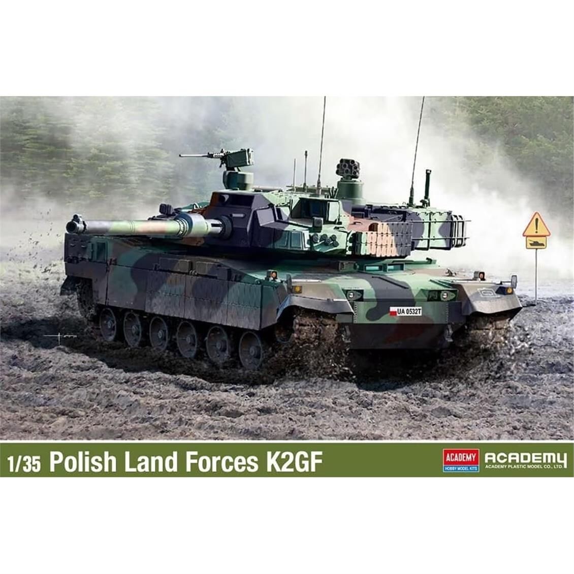 Academy 13560 1/35 Polish Land Forces K2GF Tankı, Plastik Model Kiti