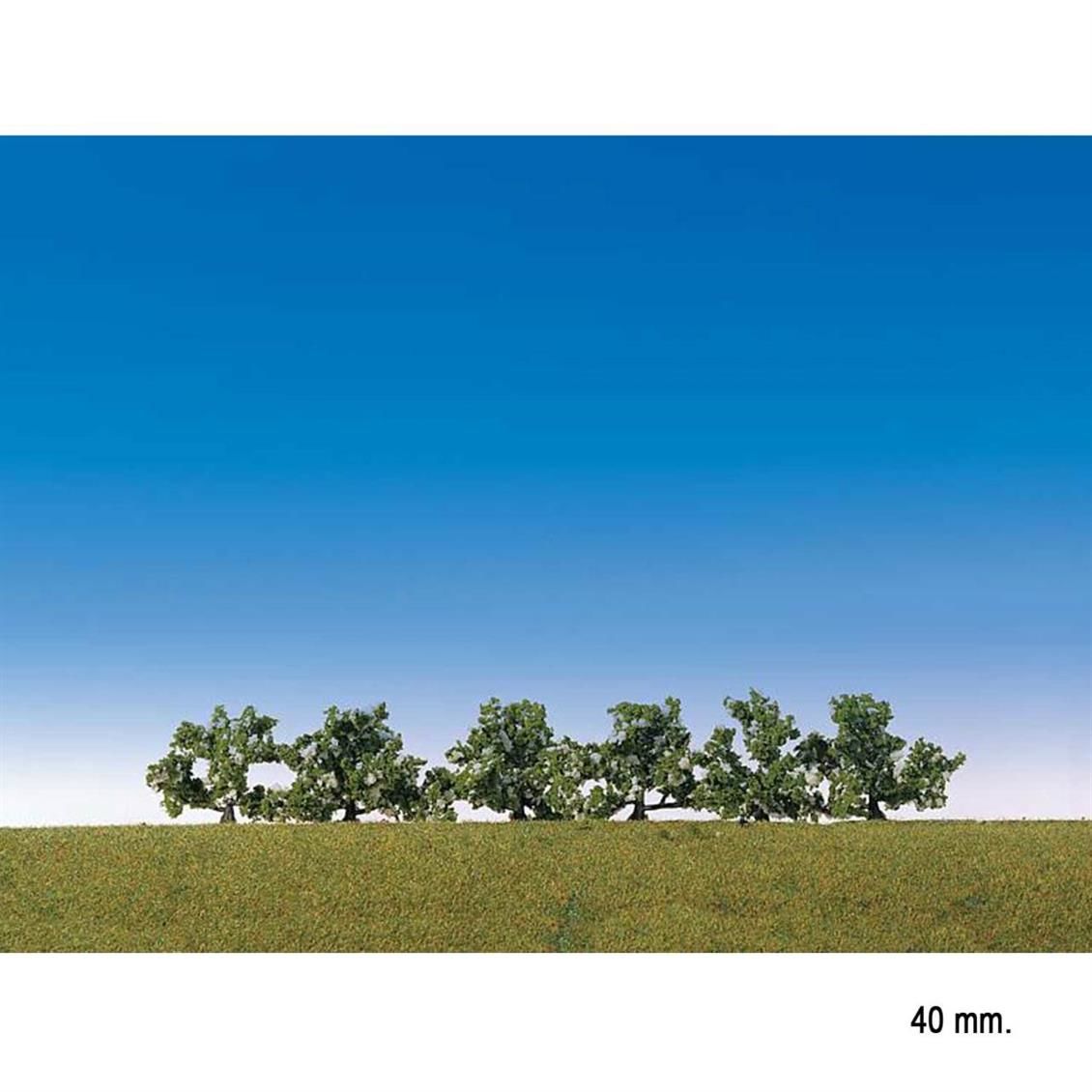 Faller 181478 Beyaz Çiçekli Çalılar, 6 Adet