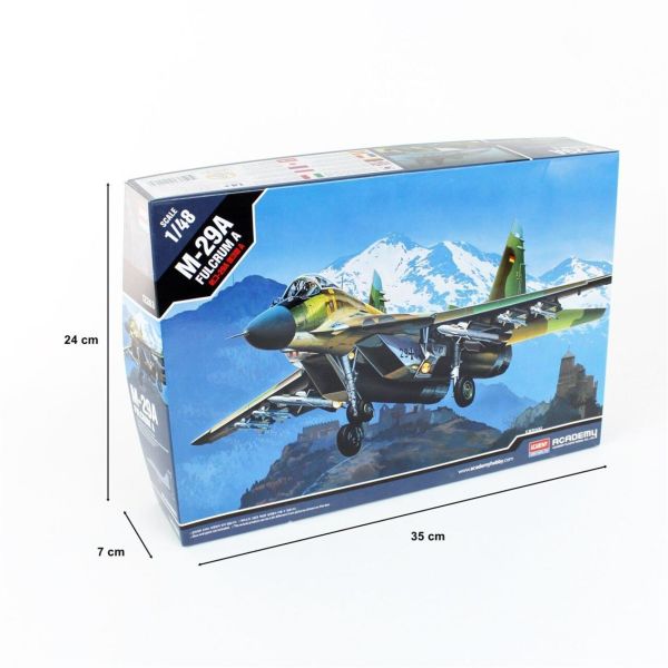 Academy 12263 1/48 Ölçek, M-29A Fulcrum A Savaş Uçağı, Plastik Model kiti
