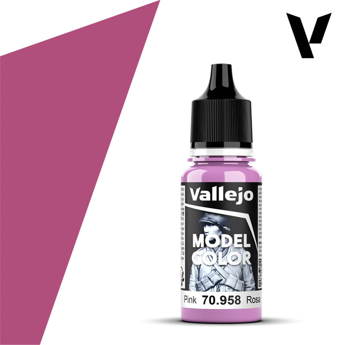 Vallejo 70958 18 ml. (43) Pink-Matt, Model Color Serisi Model Boyası