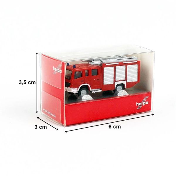 Herpa 66716 1/87 Ölçek, MB Atego 10 HLF 20 İtfaiye, Sergilemeye Hazır Model Araç